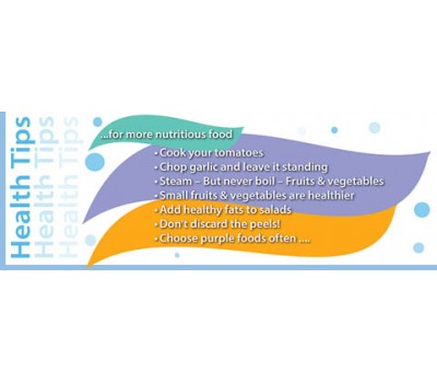 10 Tips For More Nutritious Food